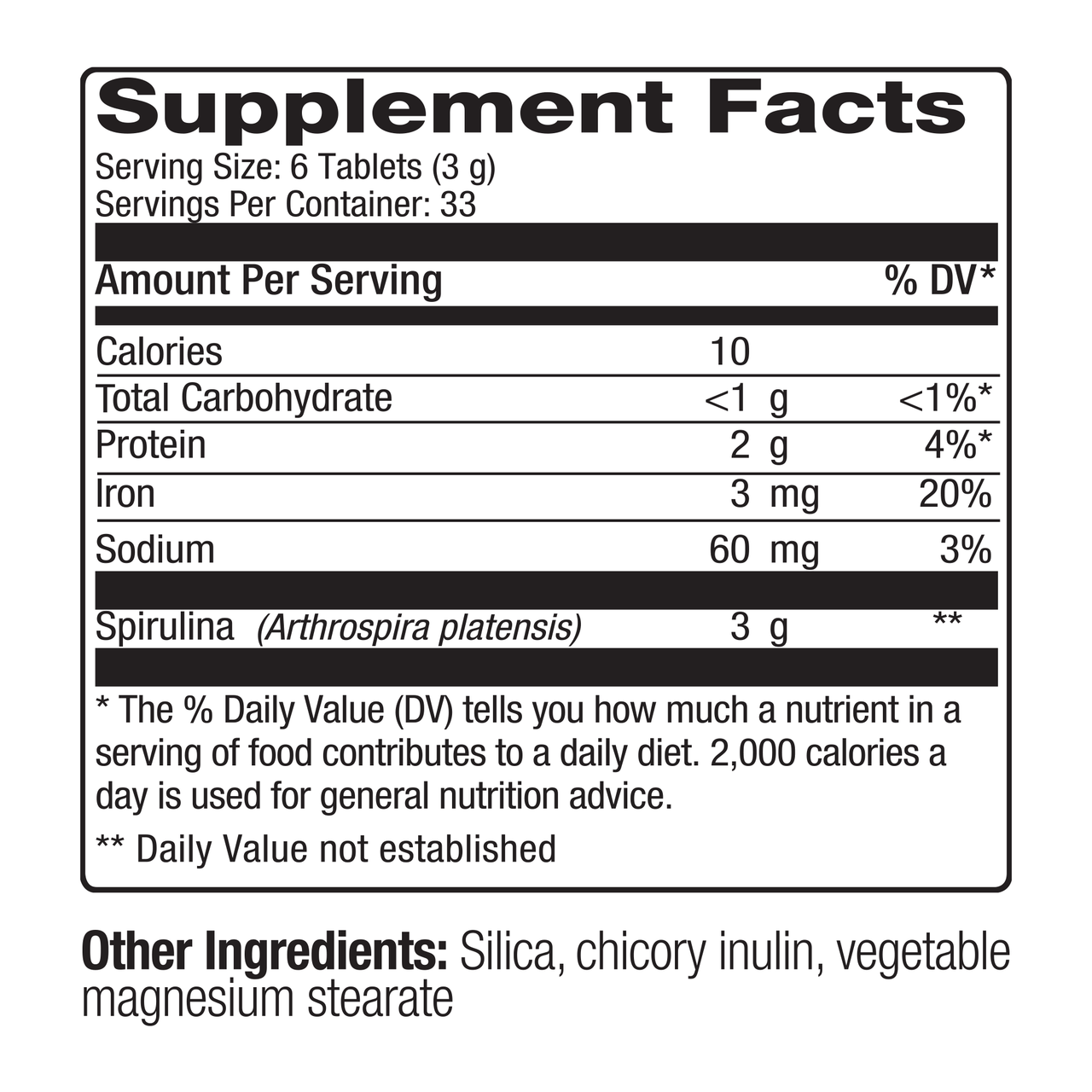 Nutrex Hawaii Spirulina Tabs 500 Mg (1x200 TAB)