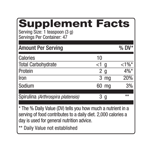 Nutrex Hawaii Spirulina Powder (1x5 Oz)
