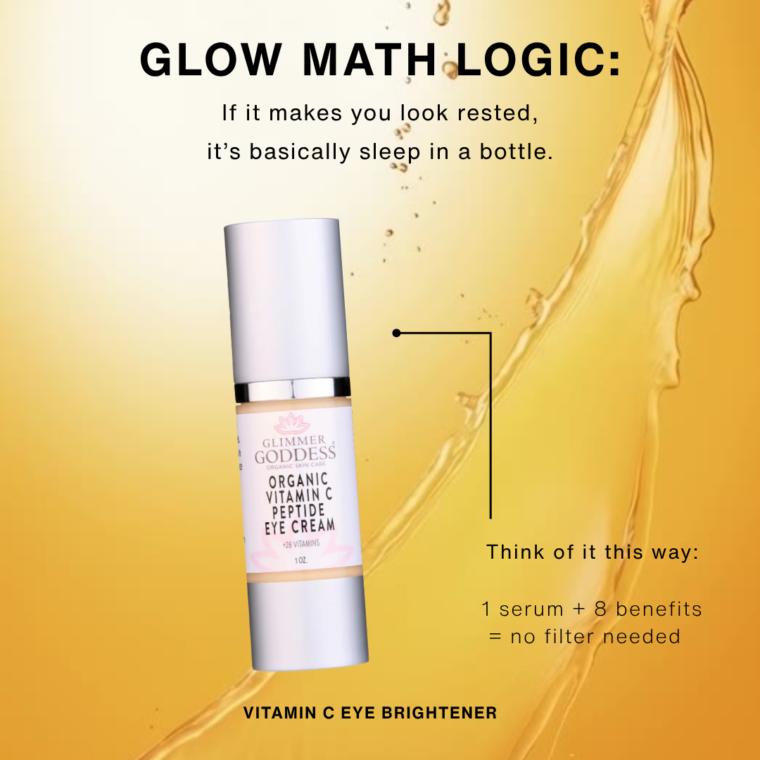Organic Vitamin C Eye Serum – Peptide Treatment for Dark Circles