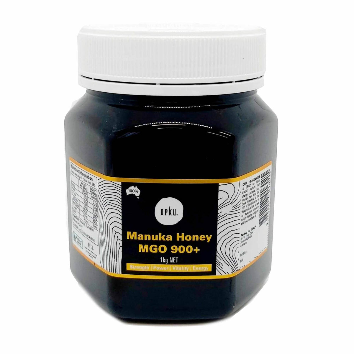 Orku MGO 900+ Australian Manuka Honey 1Kg - Raw Jelly Bush Honey-0