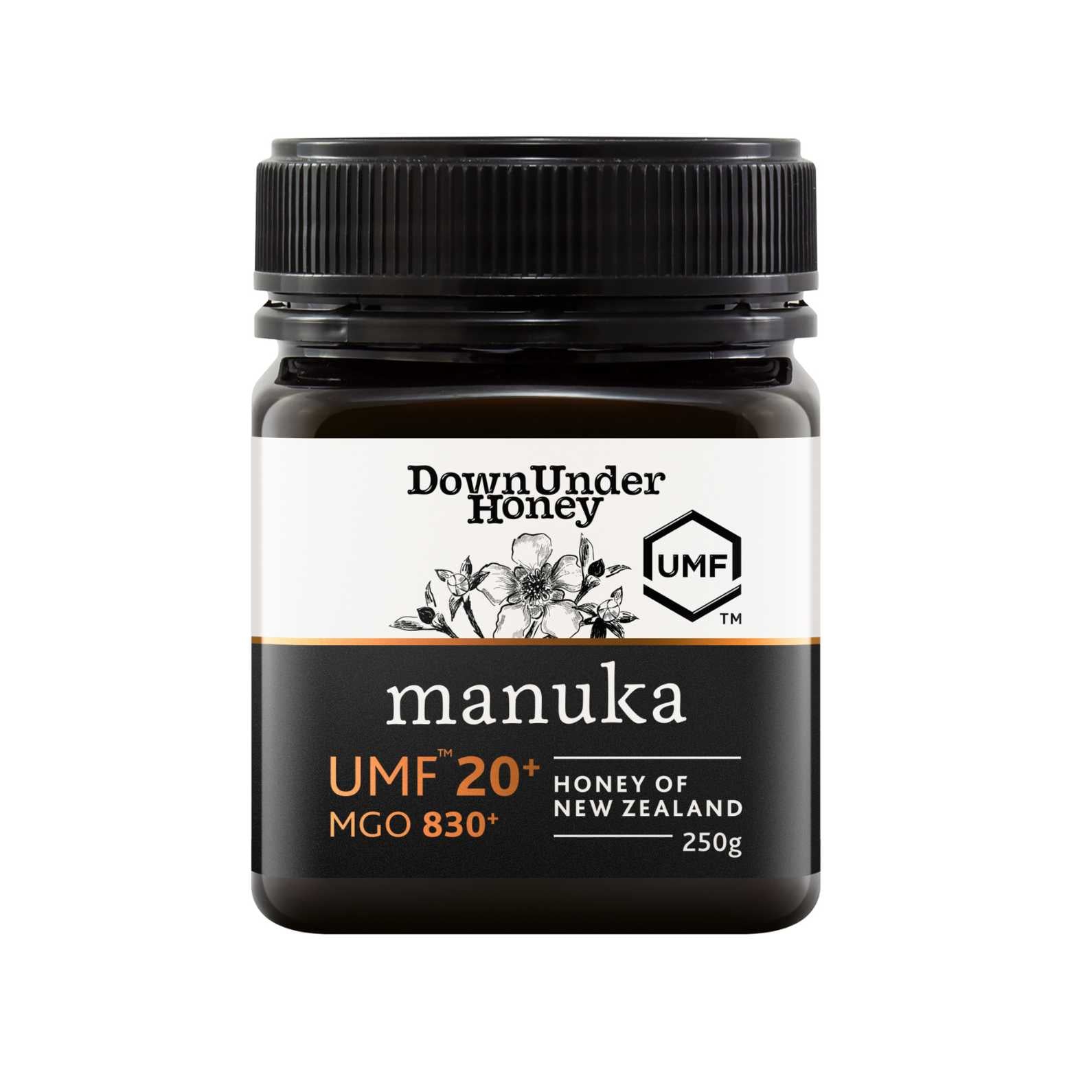 UMF 20+ Mānuka Honey (MGO 830+) 250g-0
