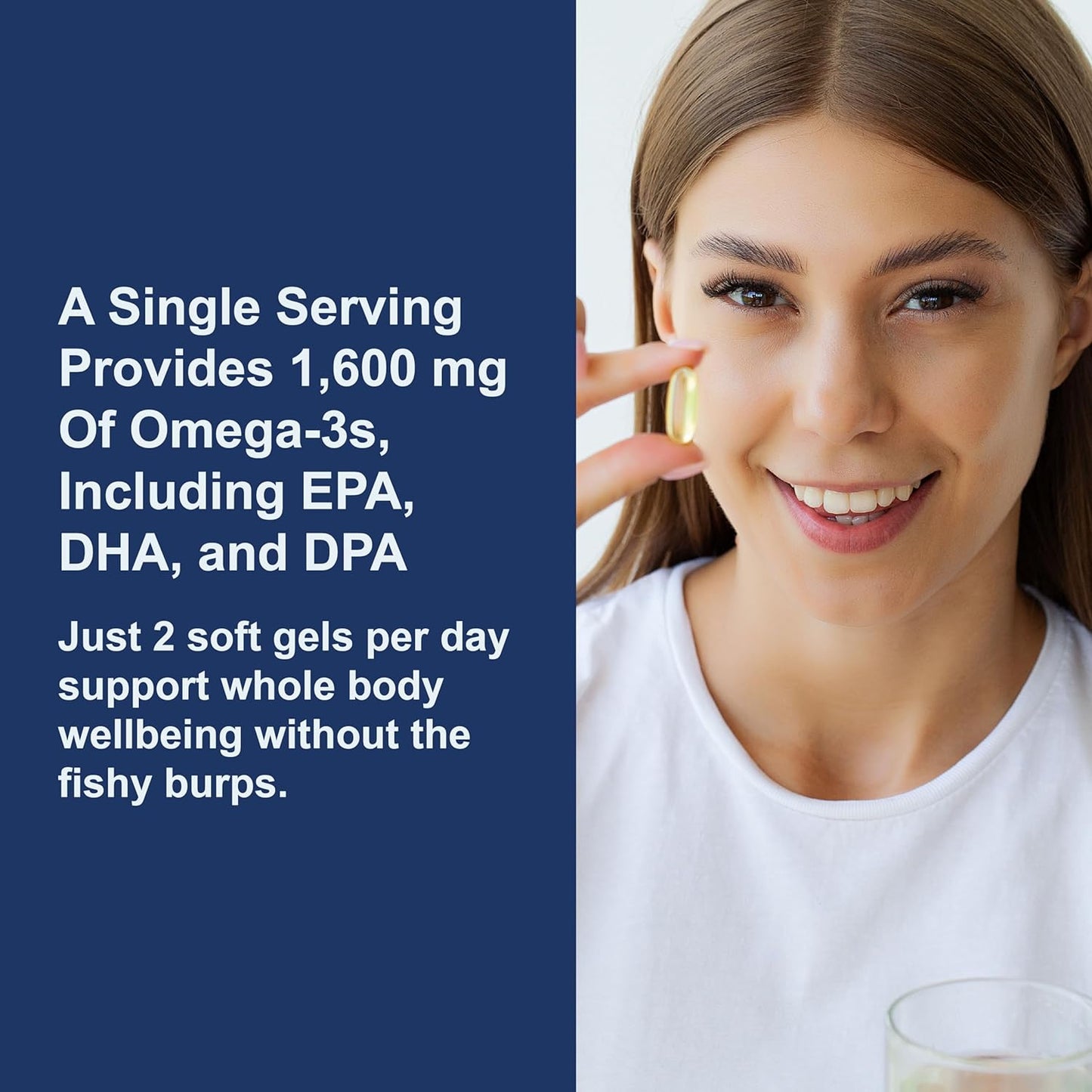 - Elite Omega-3 Gems, 1600 Mg Omega-3 Fatty Acids Including EPA and DHA, Norwegian Fish Oil Supplement, Wild Caught, Sustainably Sourced Fish Oil Capsules, Lemon, 90+30 Softgels