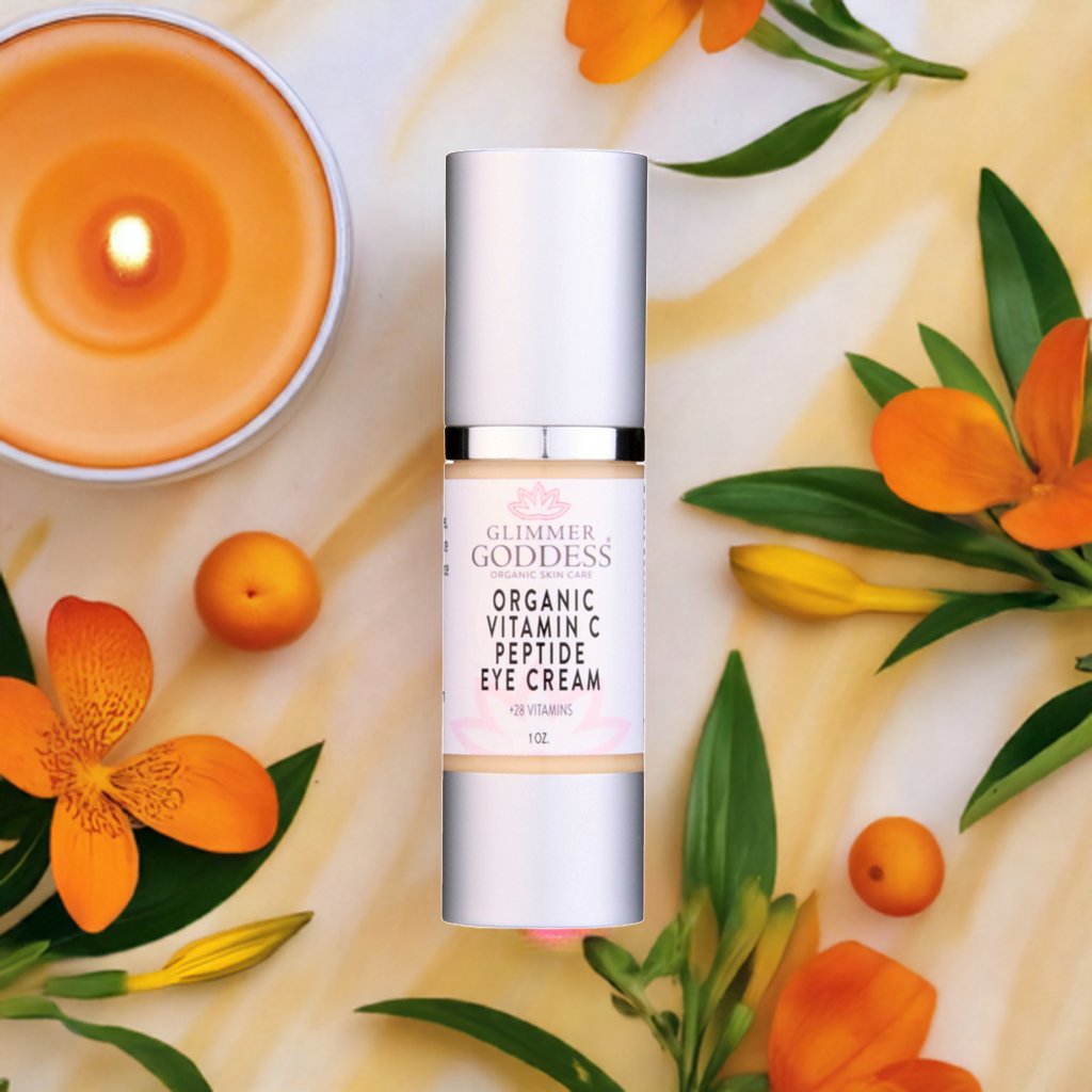 Organic Vitamin C Eye Serum – Peptide Treatment for Dark Circles