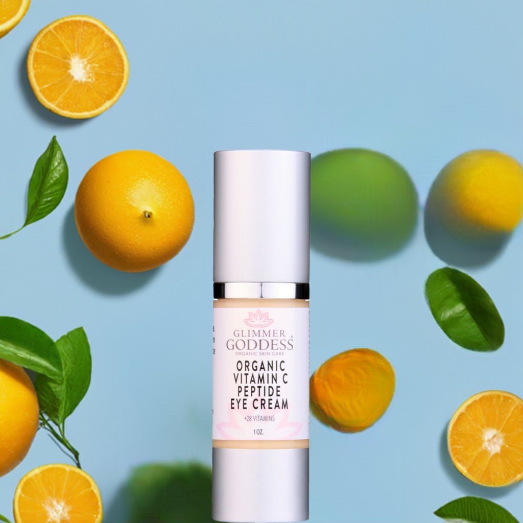 Organic Vitamin C Eye Serum – Peptide Treatment for Dark Circles